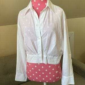 Sandro Linen-blend Top